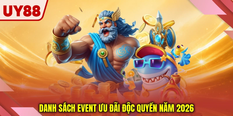 Danh sách event ưu đãi độc quyền năm 2026 Danh sách event ưu đãi độc quyền năm 2026
